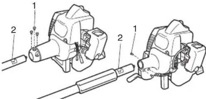 HITACHI CG 22EAS(SLP) - Eje de distribución a motor (Fig. 1) - 1