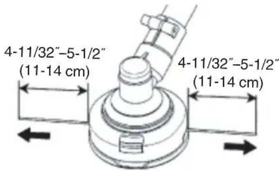 4-11/32"-5-1/2" (11-14 cm) 4-11/32"-5-1/2" (11-14 cm)