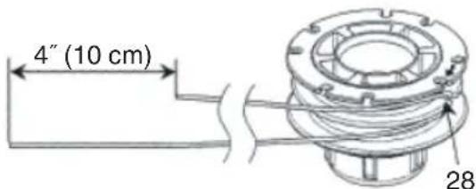 4" (10 cm) 28