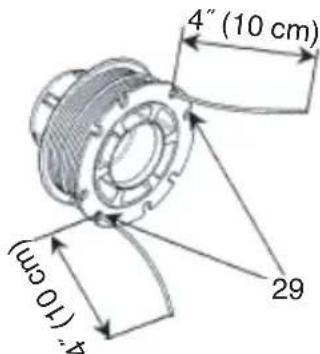 HITACHI CG 22EAS(SLP) - Remplacement du fil nylon - 3
