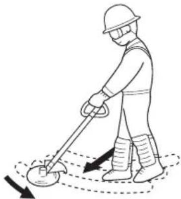 HITACHI CG 24EKS(L) - Débroussaillage (Fig. 15, 16, 17) - 1
