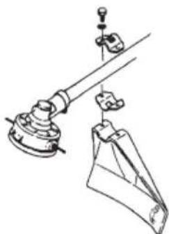 HITACHI CG 24EKS(L) - Installation of blade guard (Fig. 7) - 1