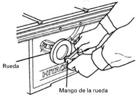 Rueda HITAC Mango de la rueda