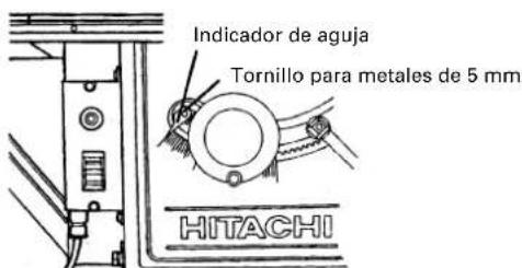 Indicador de aguja Tornillo para metales de 5 mm HITACHI