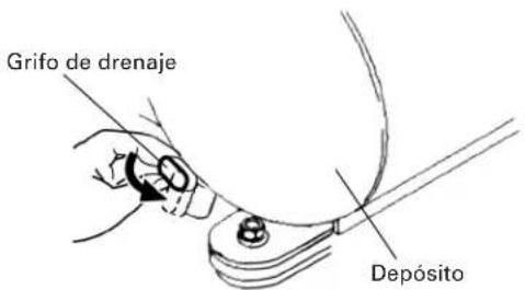 Grifo de drenaje Depósito