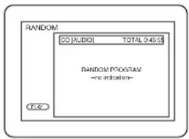 RANDOM CD [AUDIO] TOTAL 0.45 GB RANDOM PROGRAM —no indication— OK
