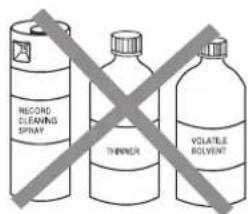 RECORD CLEANING SPRAY THYMER VOLATILE SOLVENT