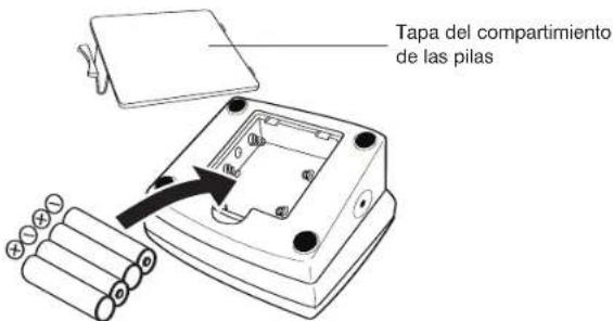 Tapa del compartimiento de las pilas