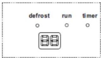 defrost run timer ○ ○ ○