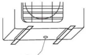 SAMSUNG AR12TXHQBWKN - lépés: Telepítse a kondenzvíz lefolyót (csak hőszivattyú egységnél) - 1
