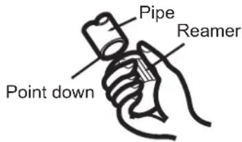 Pipe Reamer Point down