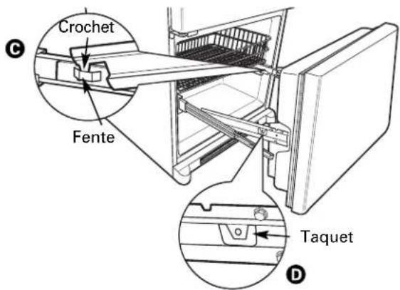 Crochet Fente Taquet