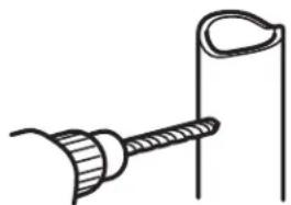 GE GNE21FSKSS - e pour PERCER UN TROU POUR LE ROBINET - 1