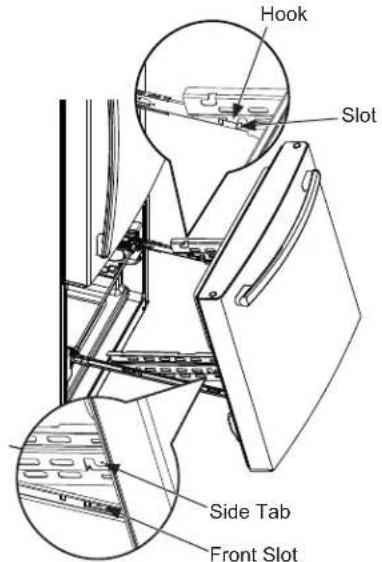 Hook Slot Side Tab Front Slot