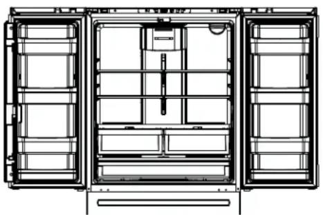 GE GFE26JMMES - Refrigerator suggested assembly (cont.) - 1