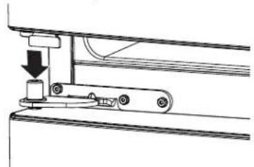 GE GFE26JMMES - ② RÉINSTALLER LA PORTE DU CONGÉLATEUR - 5