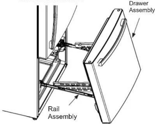 Rail Assembly Drawer Assembly