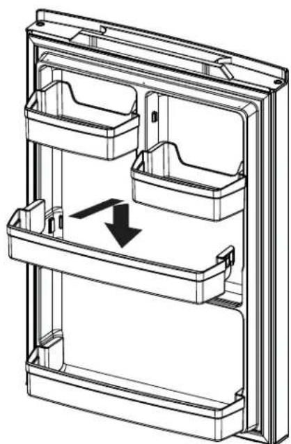 GE GFE26JMMES - Anaqueles de Puertas de un Galón No Ajustables (en algunos modelos) - 1