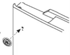 GE GFE26JMMES - ⑤ INSTALACIÓN DE LA INSIGNIA DEL LOGO - 1