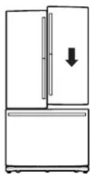 GE GFE26JMMES - NIVELACIÓN DE LAS PUERTAS DEL REFRIGERADOR (en algunos modelos) - 1