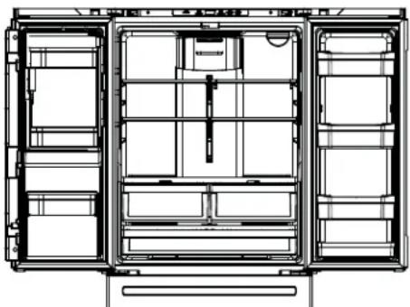 GE GFE26JMMES - Ensamble sugerido del refrigerador (cont.) - 3