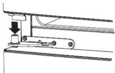 GE GFE26JMMES - RACCROCHAGE DE LA PORTE GAUCHE - 1