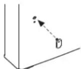 GE GFE26JMMES - ③ VUELVA A INSTALAR LA PUERTA DE REFRIGERADOR - 1