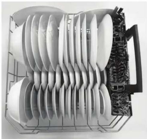 GE GDT665SGNBB - couverts - Panier inférieur - 1