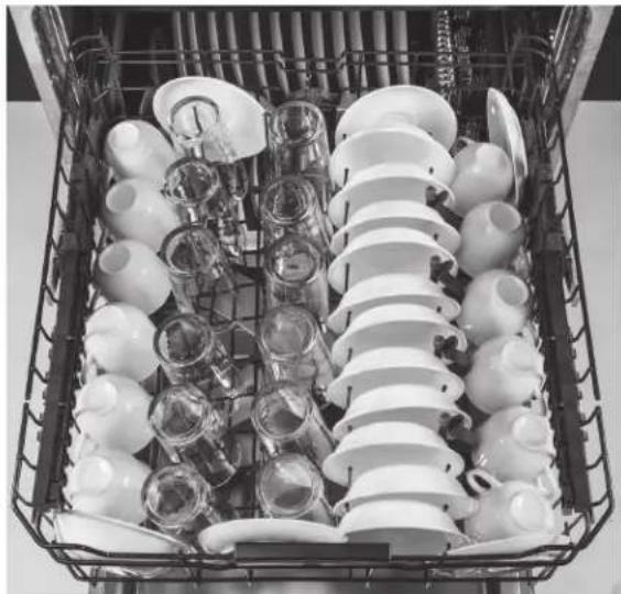 GE GDF645SGNWW - Place Settings - Upper Rack - 4