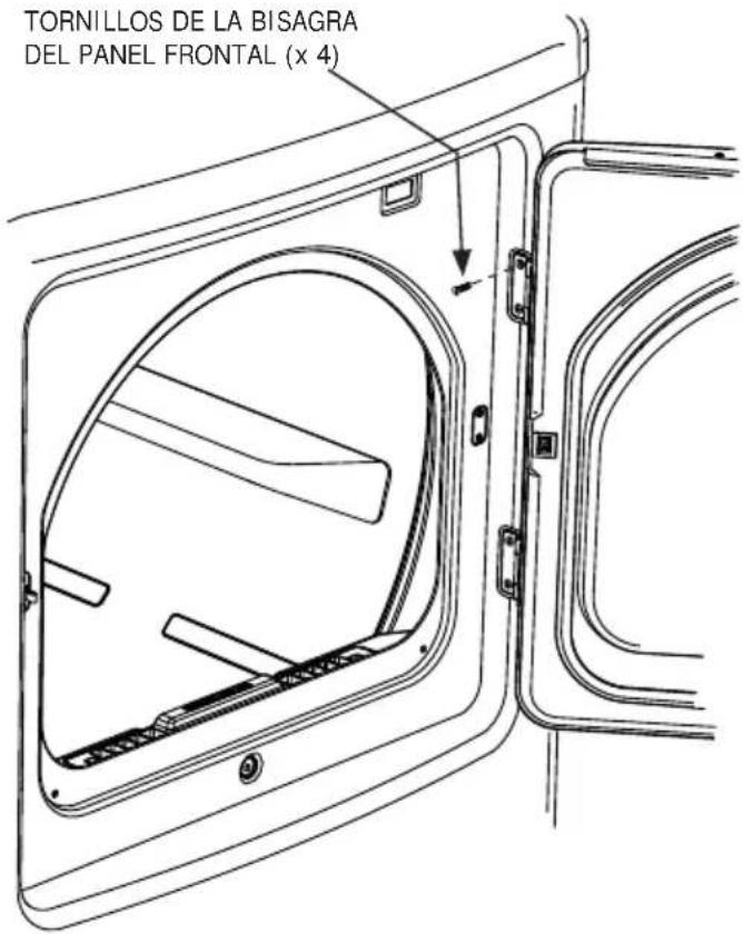 TORNILLOS DE LA BISAGRA DEL PANEL FRONTAL (x 4)