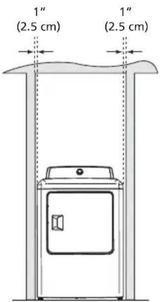 1" (2.5 cm) 1" (2.5 cm)