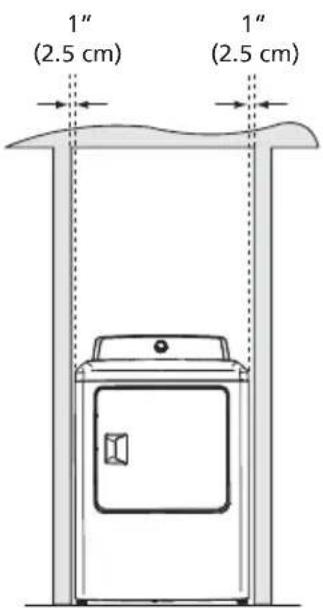 1" (2.5 cm) 1" (2.5 cm)