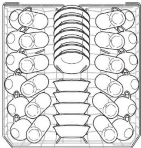 FRIGIDAIRE FFID2459VS - Loading the Upper Rack - 3