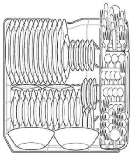 FRIGIDAIRE FFID2459VS - Features and appearance of racks and silverware basket may vary from your model. - 3
