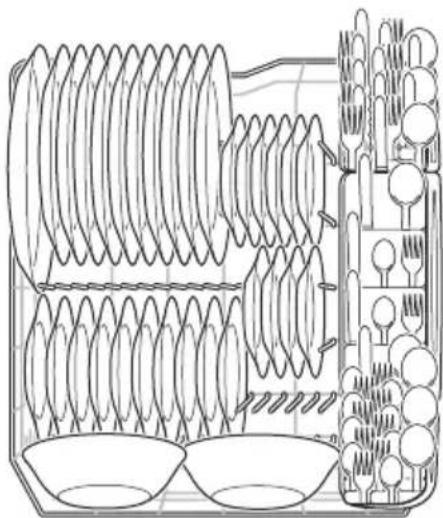 FRIGIDAIRE FFID2459VS - Features and appearance of racks and silverware basket may vary from your model. - 2