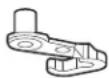 FRIGIDAIRE FFET1222QS - Piezas incluidas en el Kit de bisagras (dentro de la unidad) - 2