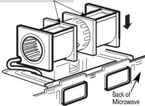Back of Microwave
