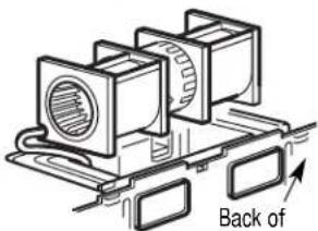 FRIGIDAIRE FGMV176NTD - B5. ADAPTING MICROWAVE BLOWER FOR OUTSIDE BACK EXHAUST - 4