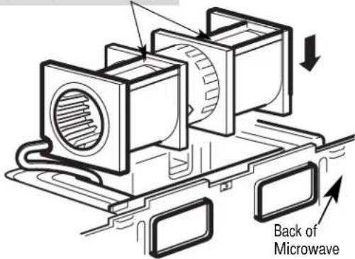 Back of Microwave