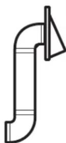 FRIGIDAIRE FGMV176NTD - OUTSIDE BACK EXHAUST (EXAMPLE ONLY) - 1