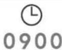 FRIGIDAIRE FFCE1455UD - Example: setting clock display for 9:00: - 1
