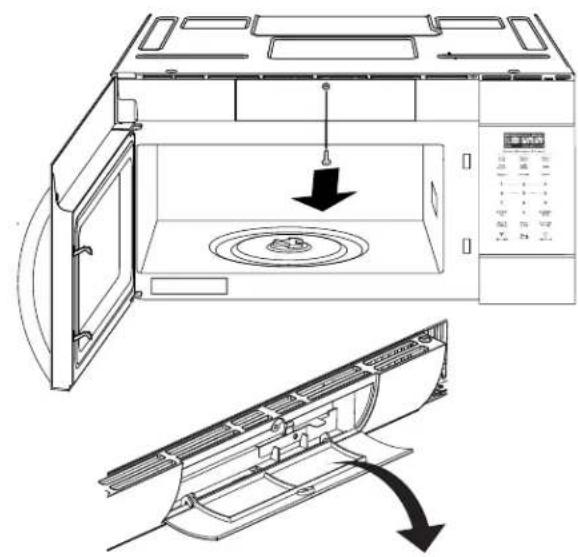 FRIGIDAIRE FGMV176NTF - C5. INSTALLATION OU CHANGEMEUT DU FILTRE À CHARBON (Certains modèles) - 6