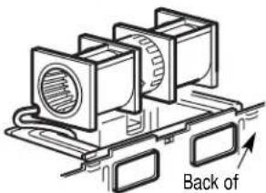 FRIGIDAIRE FFMV1645TB - B5. ADAPTING MICROWAVE BLOWER FOR OUTSIDE BACK EXHAUST - 4