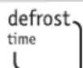 FRIGIDAIRE FFMO1611LS - Setting Defrost by Time - 1