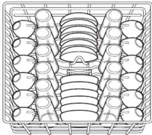 FRIGIDAIRE FFCD2418US - Features and appearance of racks and silverware basket may vary from your model. - 2