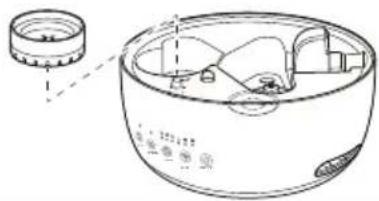 Technical diagram of a mechanical device with labeled components and Chinese text annotations