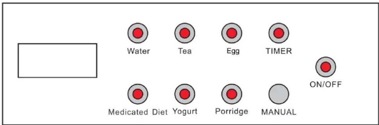 Water Tea Egg TIMER ON/OFF Medicated Diet Yogurt Porridge MANUAL