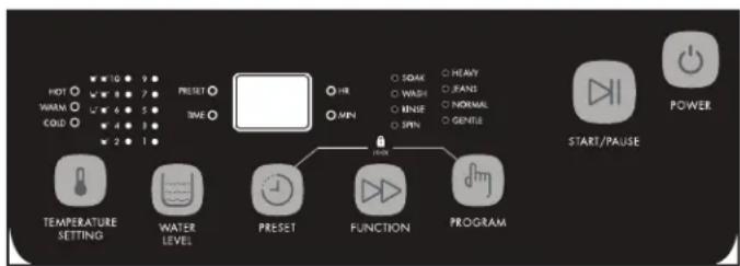 DANBY DWM055WDB - Botón de encendido - 1