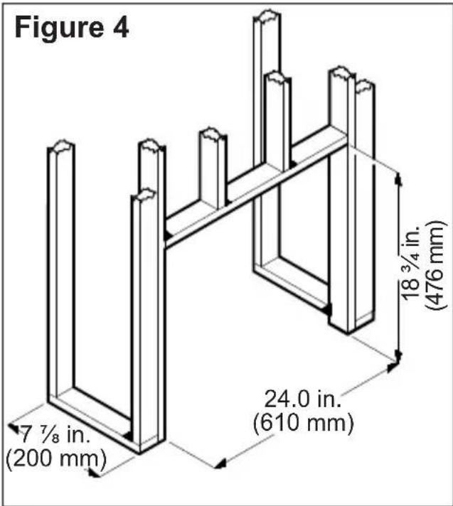 Figure 4 7 ⅓ in. (200 mm) 24.0 in. (610 mm) 18 ⅓/Ⅳ in. (476 mm)