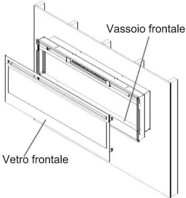 Vassoio frontale Vetro frontale